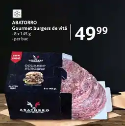 Selgros ABATORRO Gourmet burgers de vită Ofertă