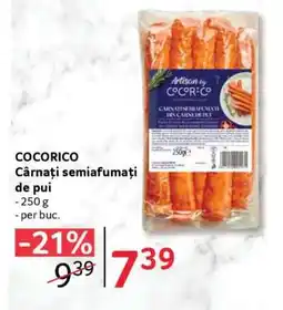 Selgros COCORICO Cârnați semiafumați de pui Ofertă