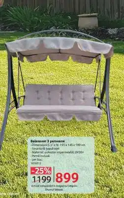 Selgros Balansoar 3 persoane Ofertă