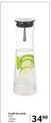 Selgros Carafă din sticlă Ofertă