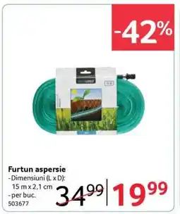 Selgros Furtun aspersie Ofertă
