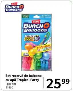 Selgros Set rezervă de baloane cu apă Tropical Party Ofertă
