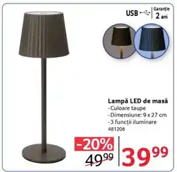 Selgros Lampă LED de masă Ofertă