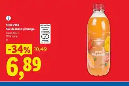 Lidl SOLEVITA Suc de mere şi mango Ofertă