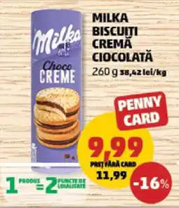 Penny Milka Biscuiti Crema Ciocolată Ofertă
