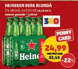 Penny HEINEKEN Bere blondă Ofertă