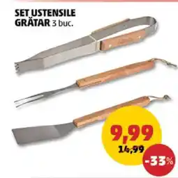 Penny Set Ustensile Grătar 3 buc Ofertă