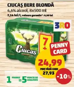 Penny CIUCAŞ Bere blondă Ofertă