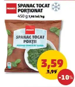 Penny Spanac Tocat Porționat Ofertă