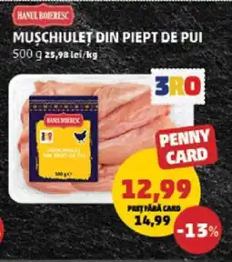 Penny Muşchiuleț din piept de pui Ofertă