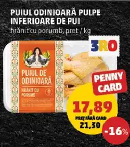 Penny Puiul Odinioară Pulpe Inferioare de Pui Ofertă