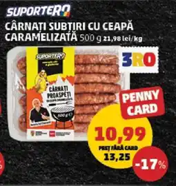 Penny Cârnați subțiri cu ceapă caramelizată Ofertă