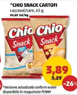 Penny CHIO SNACK CARTOFI Ofertă