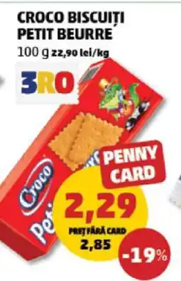 Penny CROCO Biscuiți Petit Beurre Ofertă