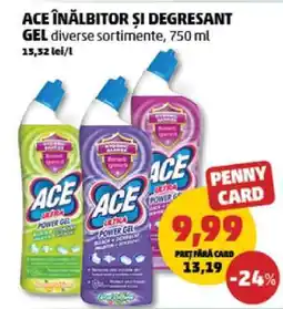 Penny ACE ÎNĂLBITOR ȘI DEGRESANT GEL Ofertă