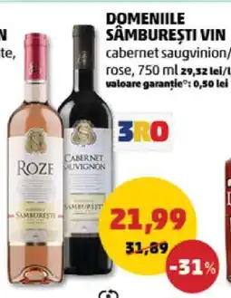 Penny DOMENIILE SÂMBUREȘTI Vin Ofertă