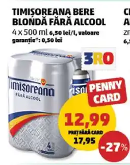 Penny Timișoreana Bere Blondă Fără Alcool Ofertă