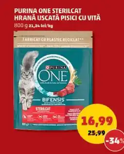 Penny PURINA ONE STERILCAT Ofertă