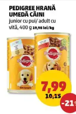 Penny PEDIGREE HRANĂ UMEDĂ CÂINI Ofertă