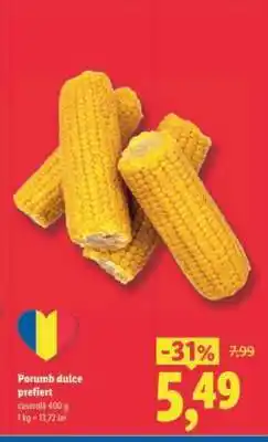 Lidl Porumb dulce prefiert Ofertă