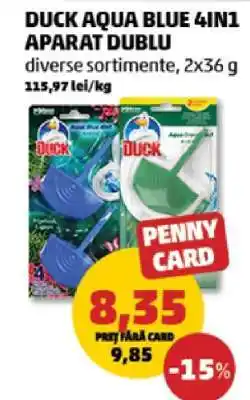 Penny DUCK AQUA BLUE 4IN1 APARAT DUBLU Ofertă