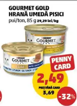 Penny GOURMET GOLD HRANĂ UMEDĂ PISICI Ofertă