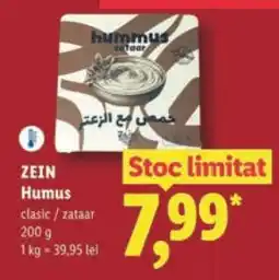 Lidl Zein Humus Ofertă