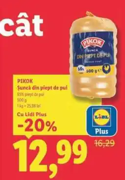 Lidl Pikok Șuncă din piept de pui Ofertă
