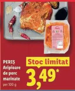 Lidl Periș Aripioare de porc marinate Ofertă