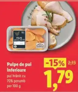 Lidl Pulpe de pui inferioare Ofertă