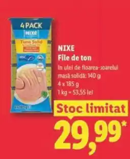 Lidl Nixe File de ton Ofertă