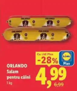 Lidl ORLANDO Salam pentru câini Ofertă