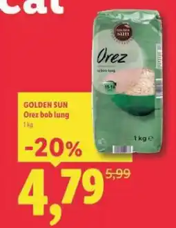 Lidl Golden Sun Orez bob lung Ofertă