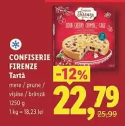 Lidl Confiserie Firenze Tartă Ofertă