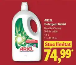 Lidl ARIEL Detergent lichid Ofertă