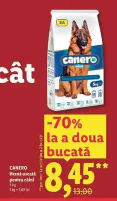 Lidl CANERO Hrană uscată pentru câini Ofertă