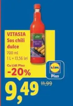 Lidl VITASIA Sos chili dulce Ofertă