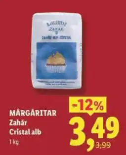 Lidl MĂRGĂRITAR Zahăr Cristal alb Ofertă