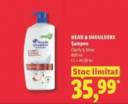 Lidl HEAD & SHOULDERS Şampon Ofertă