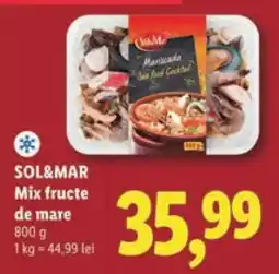 Lidl SOL&MAR Mix fructe de mare Ofertă
