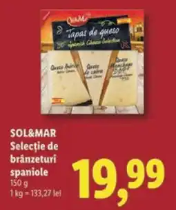 Lidl SOL&MAR Selecție de brânzeturi spaniole Ofertă