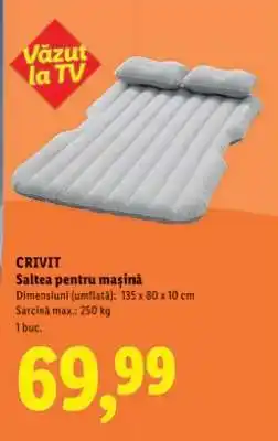 Lidl CRIVIT Saltea pentru mașină Ofertă