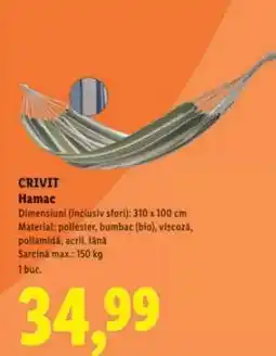 Lidl CRIVIT Hamac Ofertă