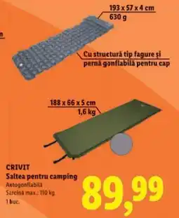 Lidl CRIVIT Saltea pentru camping Ofertă