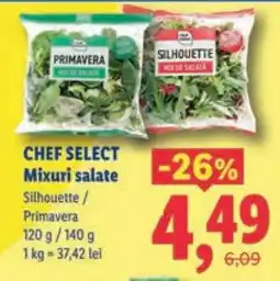 Lidl CHEF SELECT Mixuri salate Ofertă