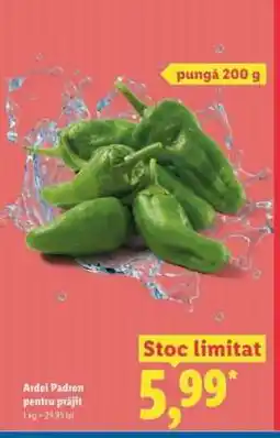 Lidl Ardei Padron pentru prăjit Ofertă