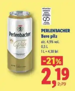 Lidl Perlenbacher Bere Pils Ofertă