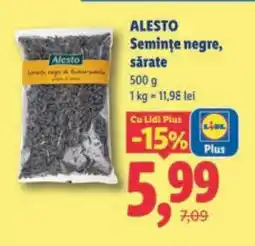 Lidl ALESTO Semințe negre sărate Ofertă