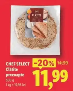 Lidl Chef Select Clătite precoapte Ofertă