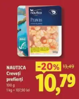 Lidl NAUTICA Creveți prefierți Ofertă